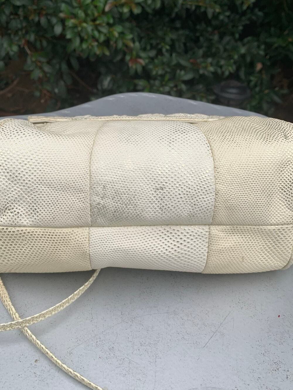 Vintage Sharif Shoulder Bag USA Made Cream Grandmacore - Picture 3 of 6